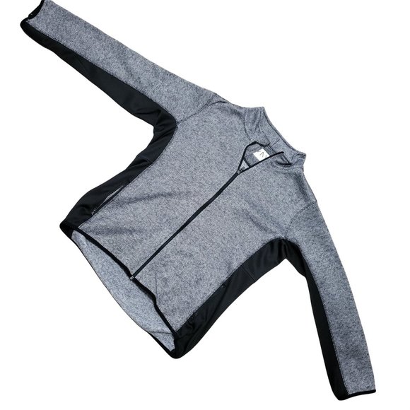 Marc New York Andrew Marc Gray Zip Up Herringbone Jacket Women's Size XXL 922 - Picture 2 of 6